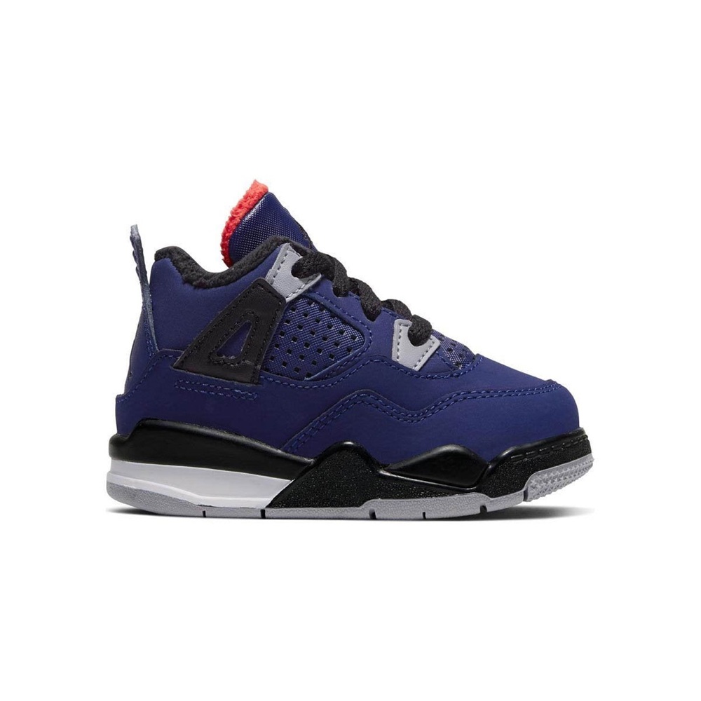 Jordan Air Jordan 4 Retro Blue High Top Sneakers Toddler